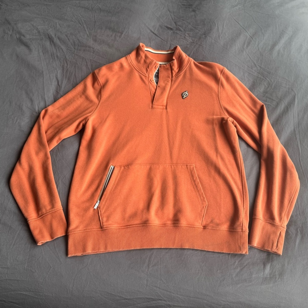 Orange Peloton Quarter-Zip Jacket - Picture 3 of 12